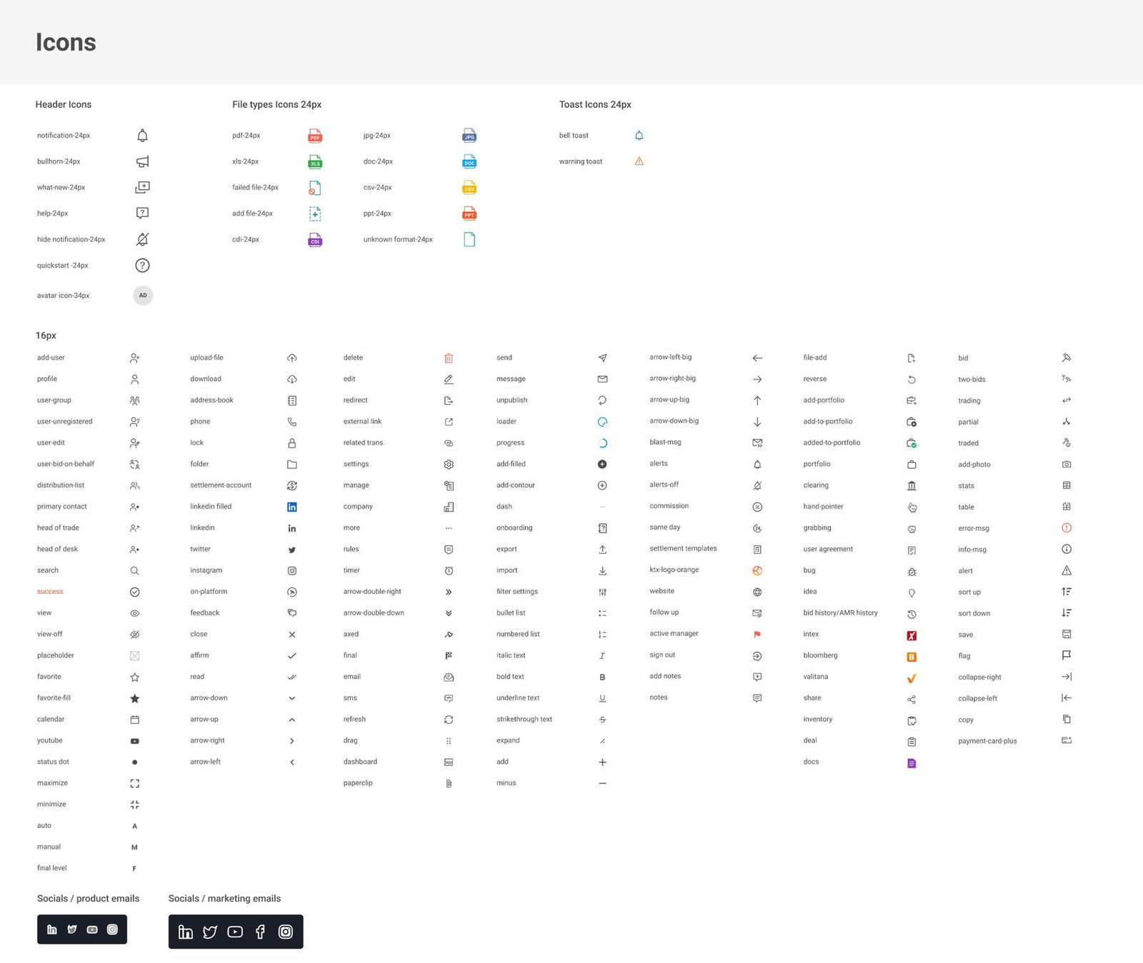 Icon library